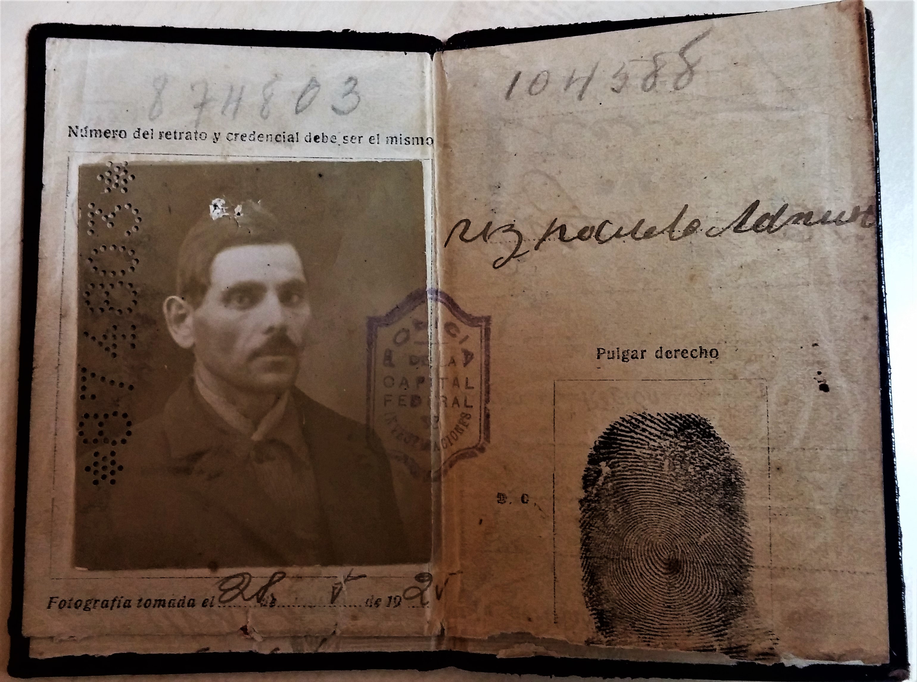 Cédula argentina de 1925.